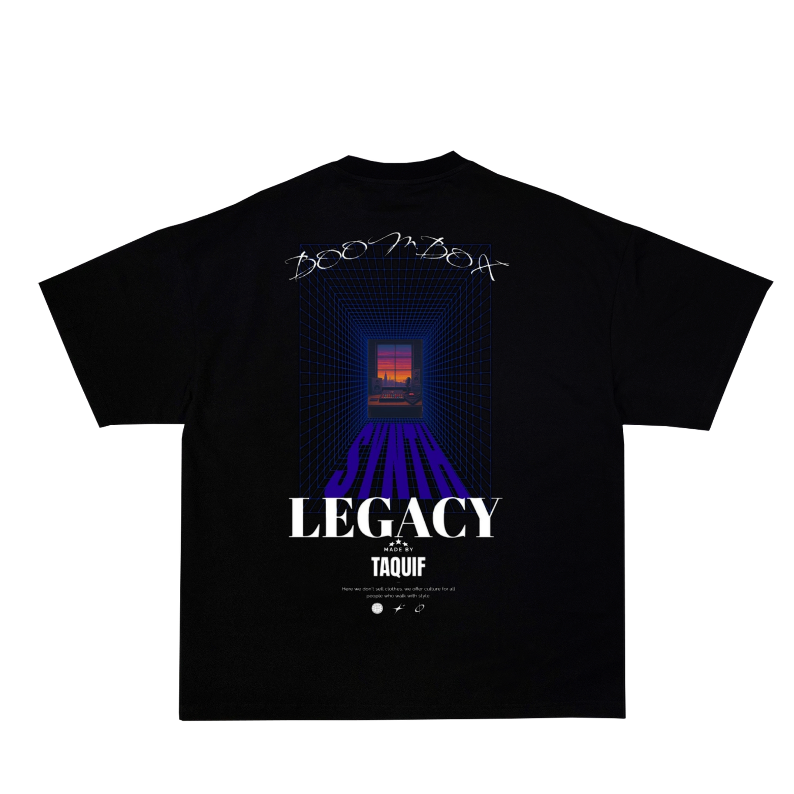 SYNTH CAMISETA OVERSIZE HOMBRE